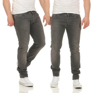 Diesel Stretch-Jeans Diesel Herren Stretch-Jeans - SLEENKER 0678Z Made in Italy, 5 Pocket Style, Dezenter Used-Look, Länge: inch 32 grau