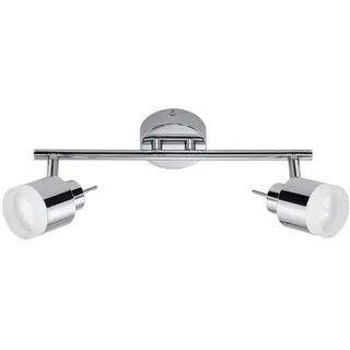Briloner LED Deckenstrahler Badezimmer 2-flammig Chrom – IP44 Deckenspot für Bad & Feuchtraum, 230V