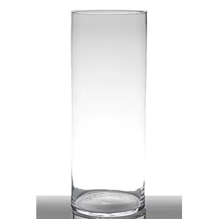 INNA-Glas Bodenvase Glas Sansa, Zylinder - rund, klar, 50cm, Ø 19cm