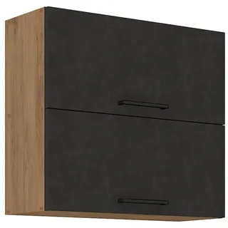 Küchen-Preisbombe Hängeschrank 80 cm Eiche Lancelot Grau 80 x 0 x 0