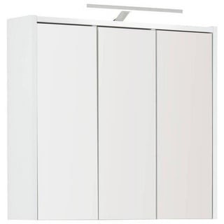 Stylife Spiegelschrank, Glas, 6 Fächer, 65x60x16 cm, Made in Germany, Badezimmer, Badezimmerspiegel, Spiegelschränke