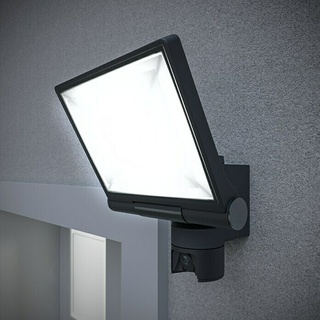 Steinel LED-Außenwandleuchte XLED CAM 1 S anthrazit  (21 W, 16,7 x 21 x 27,5 cm, IP44)