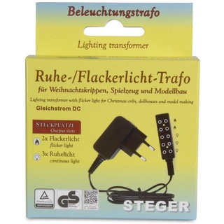 RIFFELMACHER & WEINBERGER Krippen-Zubehör Riffelmacher Ruhe / Flackerlicht Trafo 78529, für