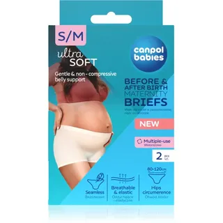 Canpol babies Maternity Briefs Umstands- und Wöchnerinnen-Slips 2 in 1 Größe S/M 2 St.