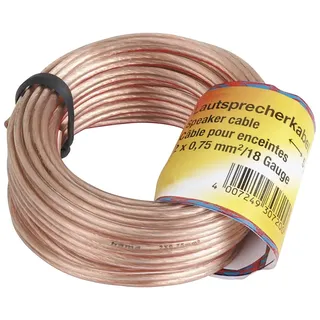 Hama Lautsprecherkabel 2x 0,75mm 10m (00205141)