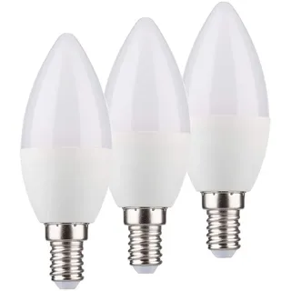 Müller-Licht LED-Leuchtmittel Kerzenform 5,5W E14 470 lm warmweiß 4 St.