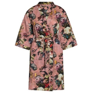 Essenza Kimono sarai karli, Kurzform, Baumwolle, Kimono-Kragen, Gürtel, mit wunderschönem Blumenprint rosa XL