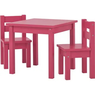 Kindersitzgruppe HOPPEKIDS "MADS Kindersitzgruppe" Sitzmöbel-Sets pink Baby Kinder Sitzgruppen in vielen Farben, mit zwei Stühlen