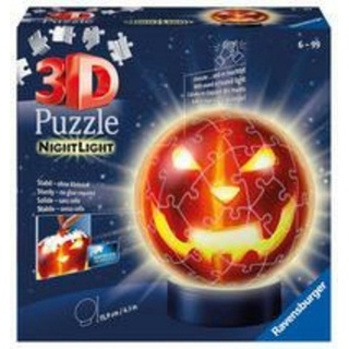 Ravensburger Puzzle »Ravensburger 3D Puzzle Kürbiskopf Nachtlicht 11253 - Puzzle-Ball -...«, Puzzleteile