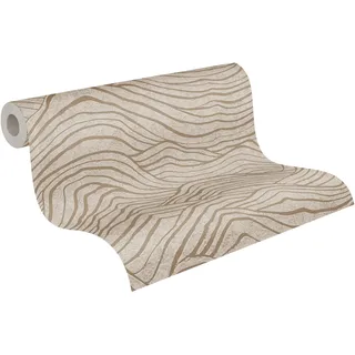 A.S. Création Jade 2 Vliestapete 10 m x 0,53 m 395071 Beige/Gold/Grau