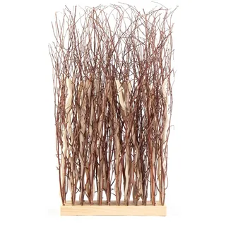 DESIGN DELIGHTS Raumteiler, Natur, Naturmaterialien, 40x78 cm, Sonnen- | Sichtschutz, Sichtschutz Garten, Balkon Sichtschutze