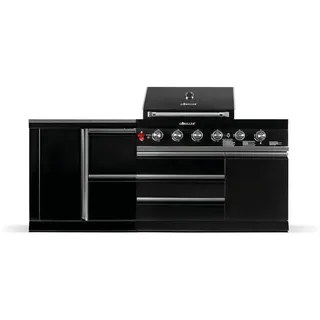 BB-S5 Outdoorküche | Gasgrill | Prep - Schwarz