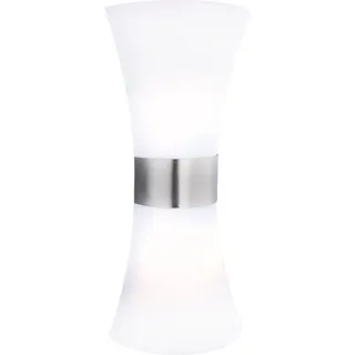 GLOBO Außenleuchte Edelstahl 16x35,0x9,4 cm 2x E27 LED beige