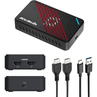 AVerMedia 4K HDMI Capture Card für Streaming, PS5, Xbox, Nintendo Switch, PC, USB 3.2 Game Capture Gerät für Twitch, OBS, YouTube, Discord, Low-Latency-Aufnahmen, GC553Pro Live Gamer Ultra S