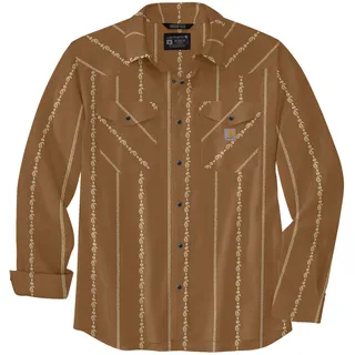 Carhartt 106905 Montana Rugged FlexTM Herren Relaxed Fit Lightweight Lo, Carhartt Braunes Paisley-Streifen, 3X-Groß - 3XL