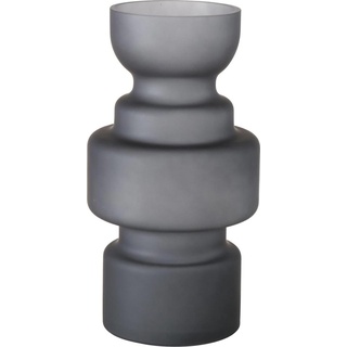 Boltze Home, Vase, Vase Bodena 30 cm, Grau (1 x, 31.5 x 17 x 17.5 cm)