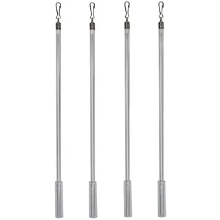 INDEKO Schleuderstab Gardinen Weiß 75 cm 4 St.