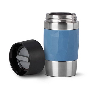 emsa Isolierbecher Travel Mug Compact blau 0,3 l