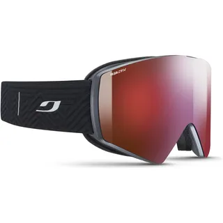 Julbo Razor Edge Reactiv 0-4 High Contrast Skibrille (Größe XL, schwarz)