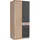 90 x 199 x 58 cm Grau/Beige
