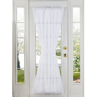 Stylemaster Elegance Türvorhang, Voile, 152,4 x 182,9 cm, Weiß