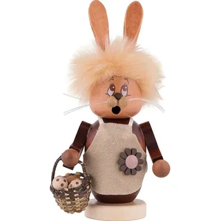 Christian Ulbricht GmbH Räuchermann Miniwichtel Häsin 16,5 cm beige/braun