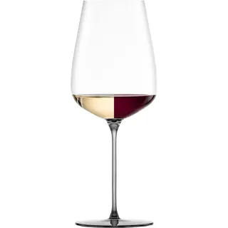 Weinglas EISCH "INSPIRE SENSISPLUS, Made in Germany" Trinkgefäße Gr. Ø 10,0 cm x 25,3 cm, 740 ml, 2 tlg., grau Weingläser und Dekanter Veredelung der farbigen Stiele in Handarbeit, 2-teilig