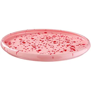 Butlers Dinnerteller, Pink, Keramik, 27x2.5x27 cm, Essen & Trinken, Geschirr, Teller, Speiseteller
