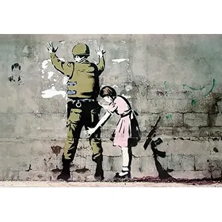Banksy Poster Soldat und Mädchen (59cm x 42cm)