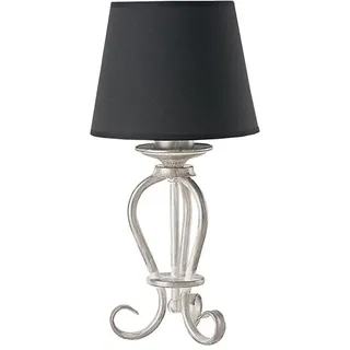Jupiter 1204 - Tischlampe ARKADA 1xE27/60W/230V - Schwarz/Silber