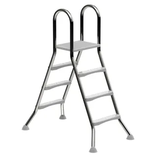 Eichenwald Modell 57 Hochbeckenleiter Edelstahl Ø43 1,00m