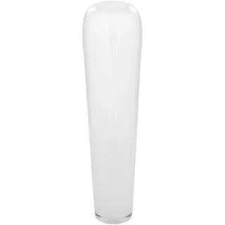 Fink Bodenvase TUTZI (1 St), Höhe ca. 70 cm x Ø 21 cm, Vase aus Opalglas, mundgeblasen, Dekovase weiß