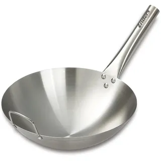 Enders Wok 32 cm Edelstahl silber