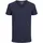 SLIM FIT BASIC TEE V-NECK blau XL