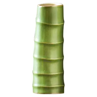 Omgoods - Getrocknete, nordische Keramikvase für Blumen - Grün
