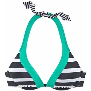 KangaROOS Bikini-Top Damen Schwarz/Mehrfarbig 38 Cup B
