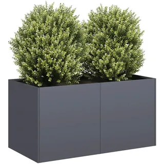 vidaXL Pflanzkübel 80 x 40 x 40 cm Anthrazit