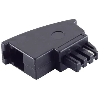 ShiverPeaks Telefon (analog) Adapter [1x TAE-F-Stecker - 1x RJ11-Buchse 6p4c] Schwarz