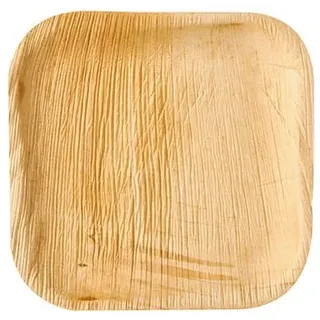 Papstar Teller Palmblatt eckig 18 x 18 cm 6 St. Natur