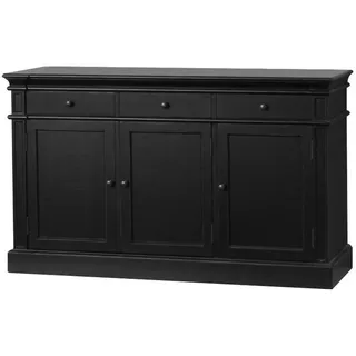 VCM Amaretta Sideboard 142 x 86 x 45 cm Schwarz