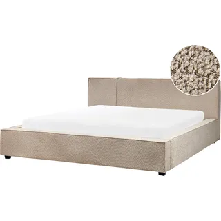 Beliani Mirande 180 x 200 cm Taupe