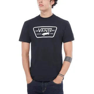 Vans_Apparel Herren Full Patch T - Shirt, Schwarz (Black/White), Medium - M