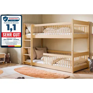 Kids Collective Etagenbett 80x180/90x190/90x200 cm Kiefer massiv natur beige