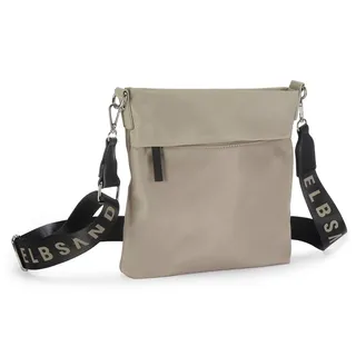 ELBSAND Umhängetasche Minibag Kunstleder Beige
