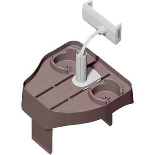 Verstellbarer Whirlpool-Beistelltisch mit Telefon und Getränkehalter, stabile, rutschfeste Badewannenablage für aufblasbare Whirlpools, Spas, Pools, entspannende Getränke, Snacks, Aufbewahrungsz