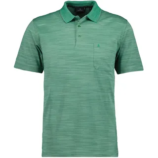 Poloshirt RAGMAN, Herren, Gr. L, grün (minze, 385), Baumwollmischung, casual, regular fit, ohne Ausschnitt, Kurzarm, Shirts
