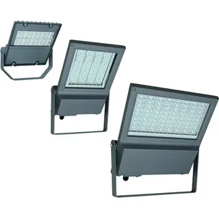 Schuch Außenstrahler Aluminium 34-70W 5250-9600lm inkl. Bewegungsmelder grau