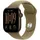 GPS 42 mm Aluminiumgehäuse Dunkelbronze Sportarmband Oliv S/M