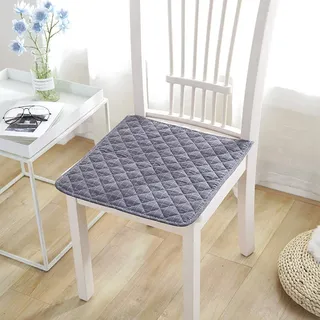 Stuhlauflage,Platz Plaid Stuhlkissen Dünnes Rutschfestes Auflage Sitzkissen für Bürostuhl Balkon Terrasse Innen Außenbereich,Sitzpolster für Gartenstuhl,Esszimmerstuhl,Tatami Bodenmatte E 50x50CM