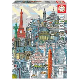 Educa - Paris 1000 Teile City Puzzle